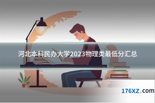 河北本科民办大学2023物理类最低分汇总