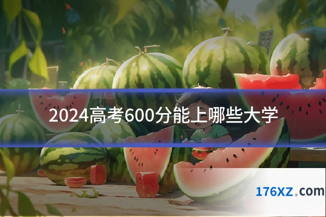 2024高考600分能上哪些大学
