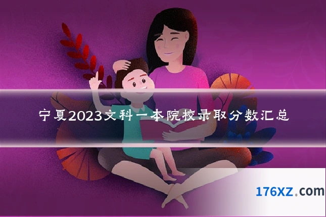 宁夏2023文科一本院校录取分数汇总