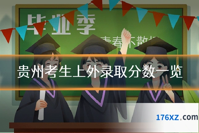 贵州考生上外录取分数一览