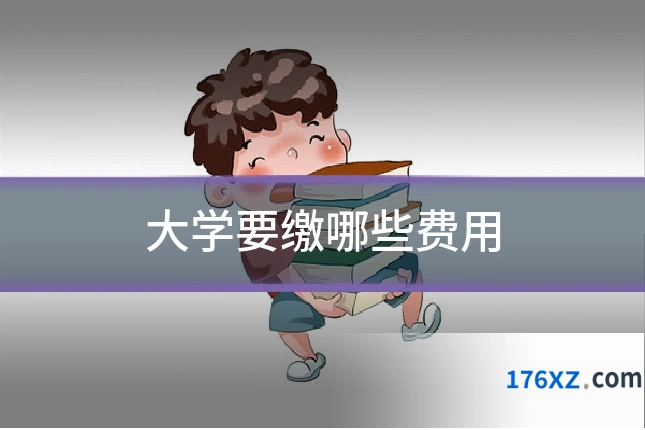 大学要缴哪些费用