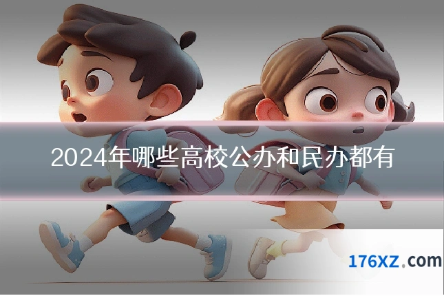 2024年哪些高校公办和民办都有