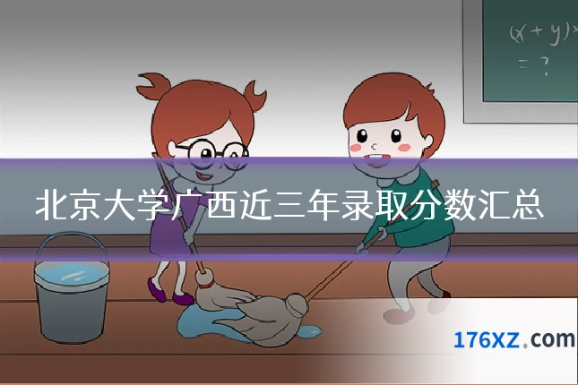 北京大学广西近三年录取分数汇总