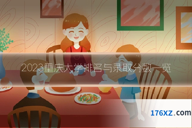 2023重庆大学排名与录取分数一览