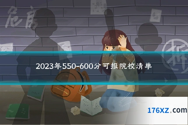 2023年550-600分可报院校清单