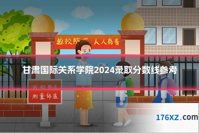 甘肃国际关系学院2024录取分数线参考