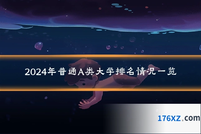 2024年普通A类大学排名情况一览