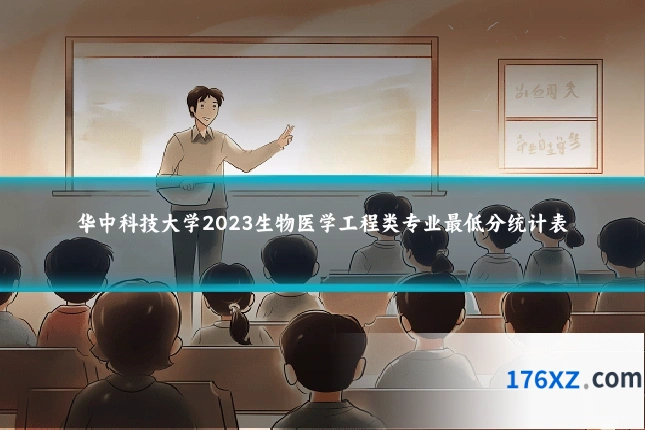 华中科技大学2023生物医学工程类专业最低分统计表