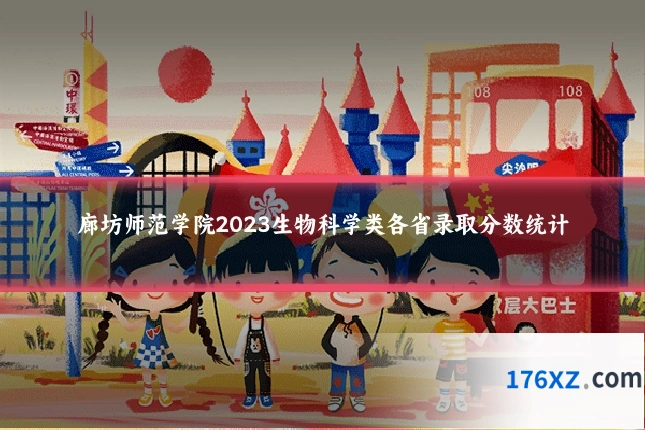 廊坊师范学院2023生物科学类各省录取分数统计
