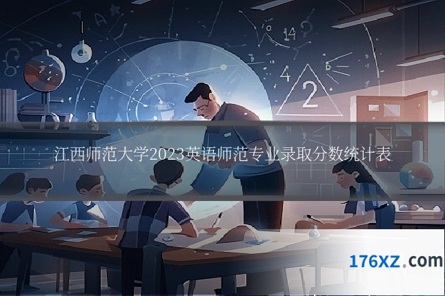 江西师范大学2023英语师范专业录取分数统计表