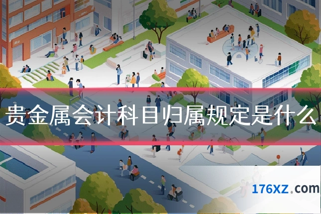 贵金属会计科目归属规定是什么