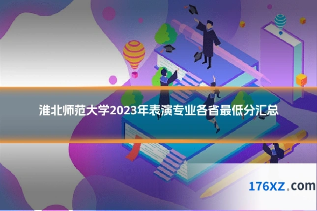 淮北师范大学2023年表演专业各省最低分汇总