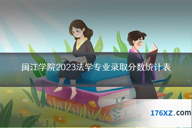 闽江学院2023法学专业录取分数统计表