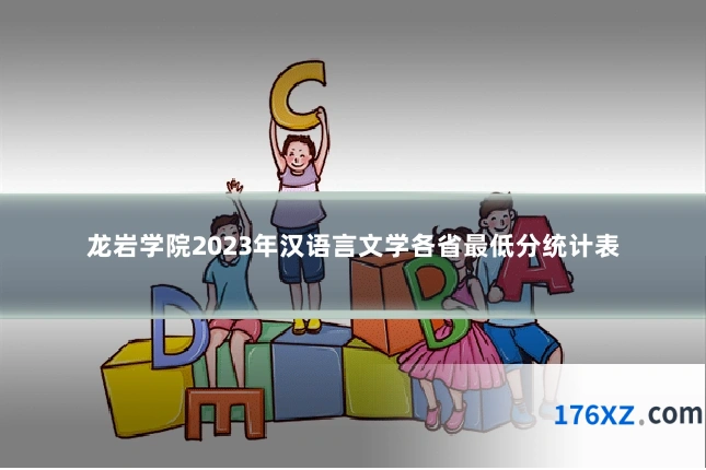 龙岩学院2023年汉语言文学各省最低分统计表