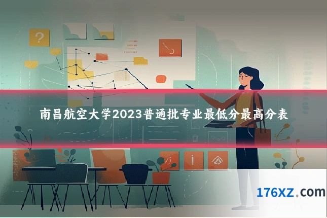 南昌航空大学2023普通批专业最低分最高分表