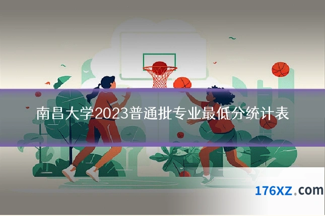 南昌大学2023普通批专业最低分统计表