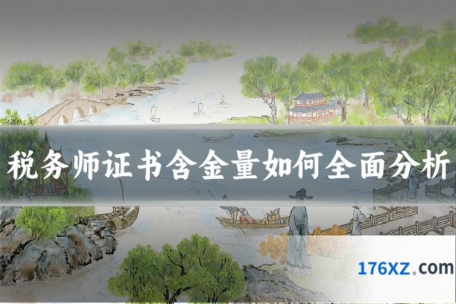 税务师证书含金量如何全面分析