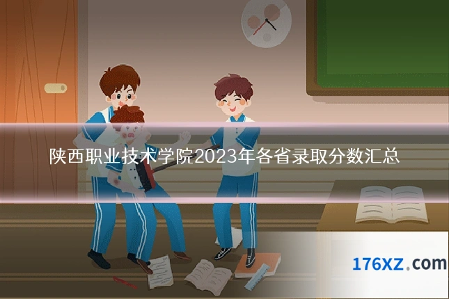 陕西职业技术学院2023年各省录取分数汇总