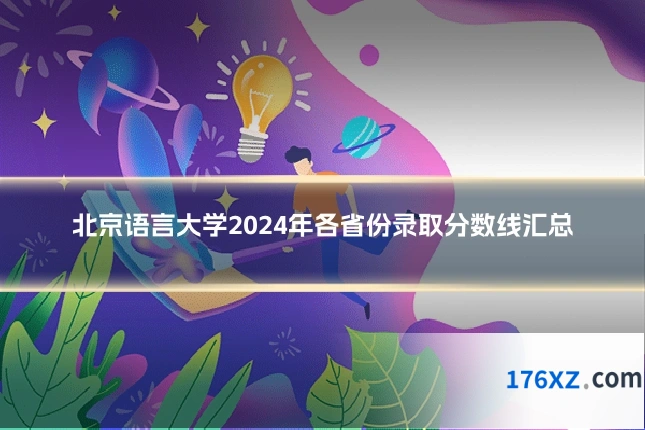 北京语言大学2024年各省份录取分数线汇总
