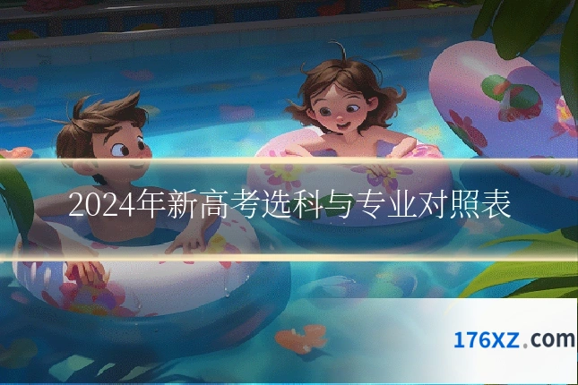2024年新高考选科与专业对照表
