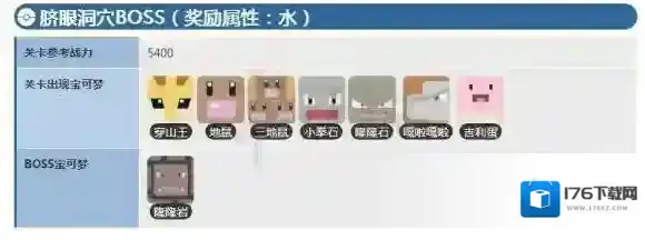 宝可梦探险寻宝脐眼洞穴技巧 脐眼洞穴全关卡boss战技巧