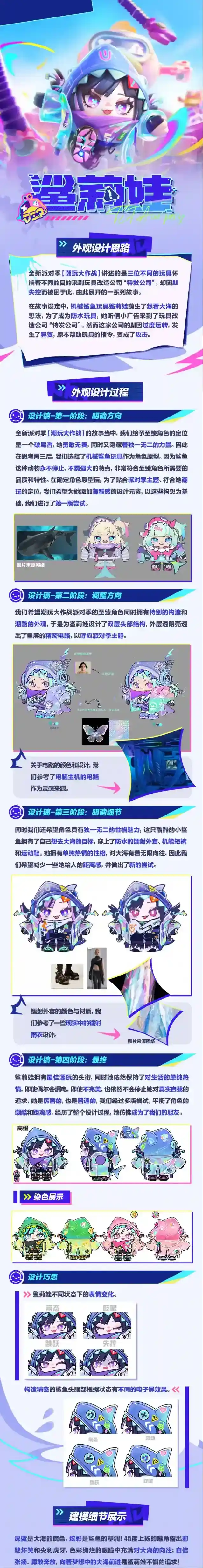 蛋仔派对【派对季外观】鲨莉娃外观设计思路公开!