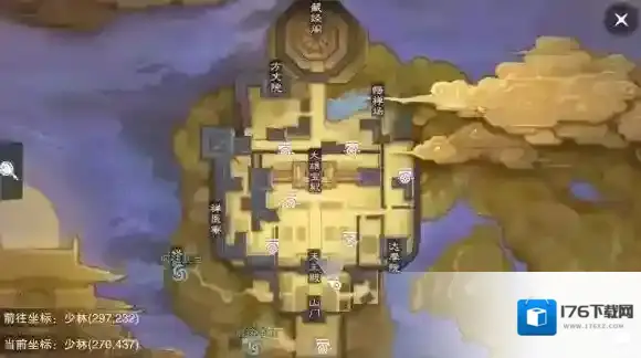 楚留香手游少林残帖书箱地点 少林残帖书箱地点坐标