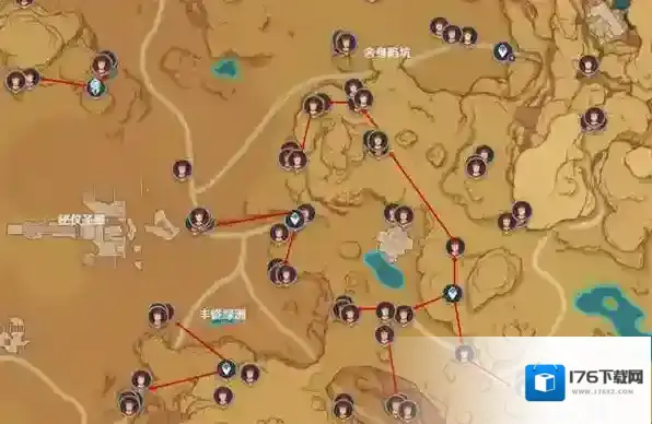 原神3.5红绸最快采集路线一览