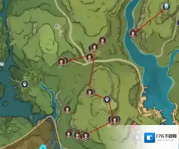 原神3.5红绸最快采集路线一览