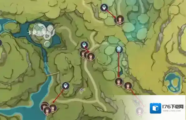 原神3.5红绸最快采集路线一览