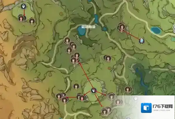 原神3.5红绸最快采集路线一览