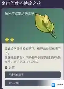 原神来自何处的待放之花怎么获得