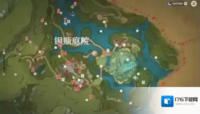 原神银瓶庭院西部欢兴礼券分布位置一览