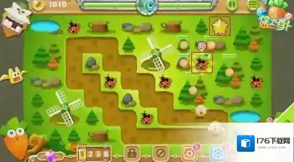 保卫萝卜2极地冒险21关图文攻略 金萝卜妥妥的