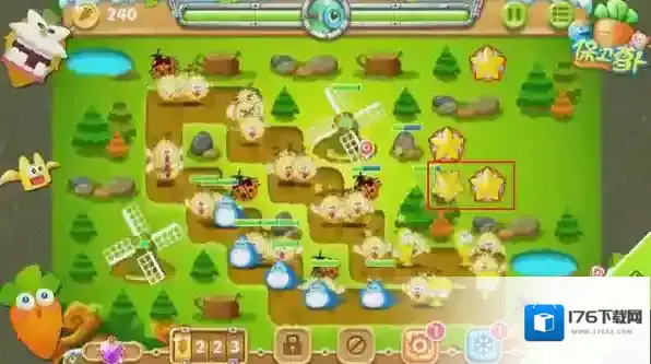 保卫萝卜2极地冒险21关图文攻略 金萝卜妥妥的