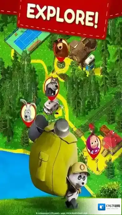 玛莎和熊果酱比赛3好玩吗？这是经典动漫改编的趣味消除游戏