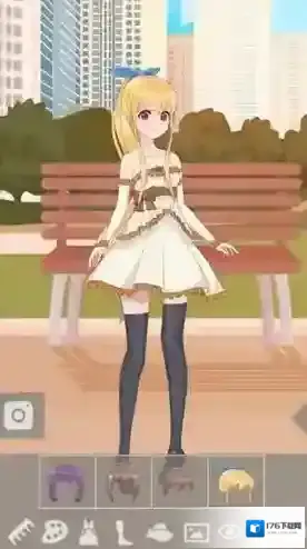 动漫女孩爱打扮