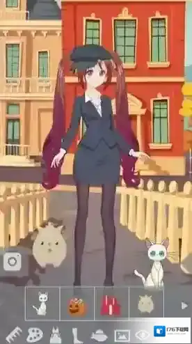 动漫女孩爱打扮