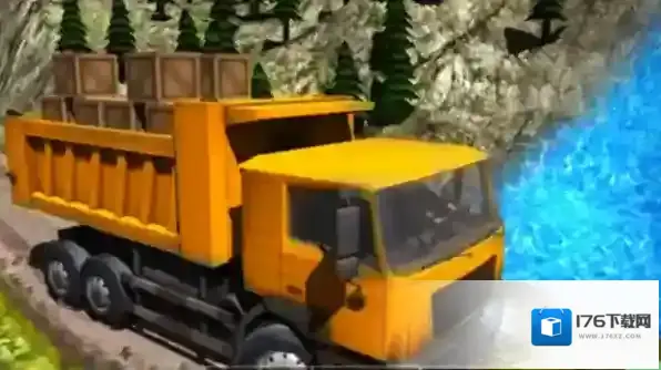 山路运输卡车驾驶