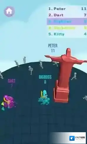 3D地球人群冲突