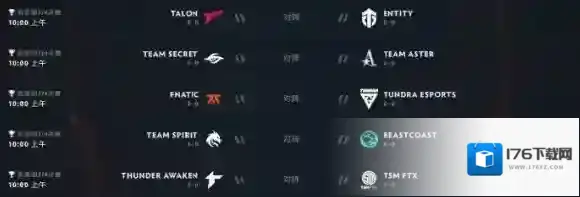 ti11赛程10月18日预告 dota2ti11小组赛第四日赛程