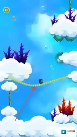 滚动的绳索天空