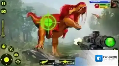 野生恐龙狩猎袭