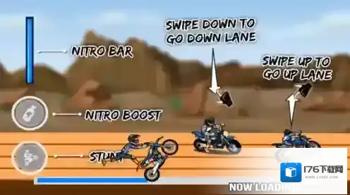 特技极限小轮车男孩