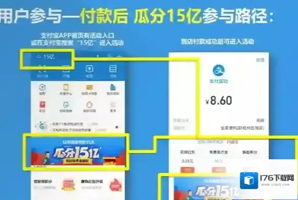 支付宝到店付款瓜分15亿怎么玩？