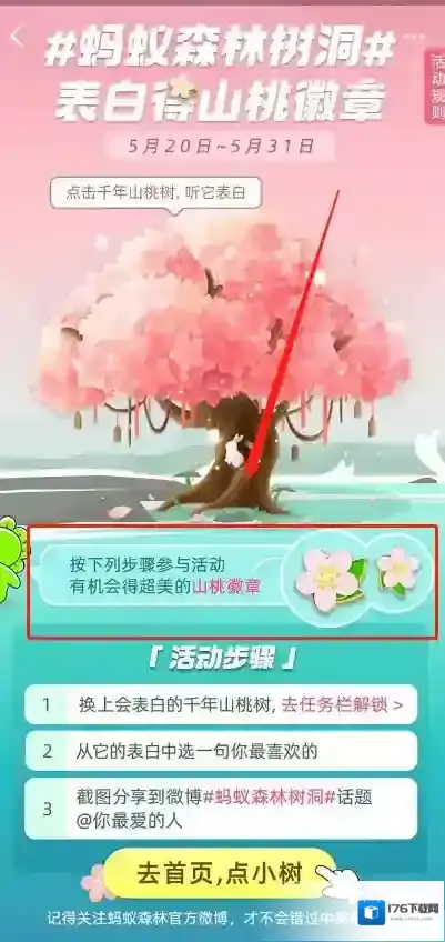 蚂蚁森林树洞在哪?支付宝蚂蚁森林520表白树洞玩法