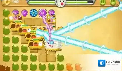 保卫萝卜2第53关攻略 全屏魔法球即可