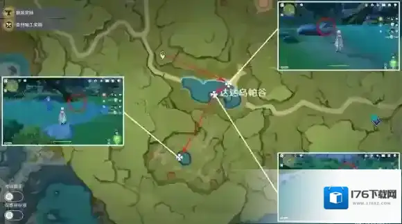 原神嘟嘟莲分布图 3.8嘟嘟莲收集路线