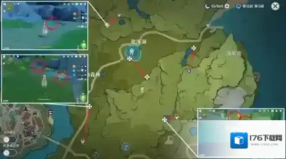 原神嘟嘟莲分布图 3.8嘟嘟莲收集路线