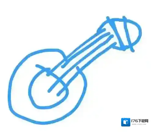 《QQ》画图红包吉他简笔画